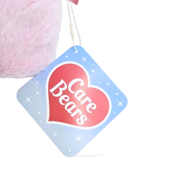 Care Bears X Primark Cheer Bear Plush Faux Fur Cosmetic Vanity Makeup Bag - Picture 5 of 5